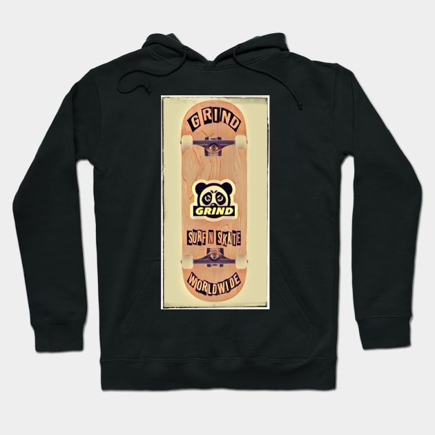 Grind Skate Board Hoodie by Digz